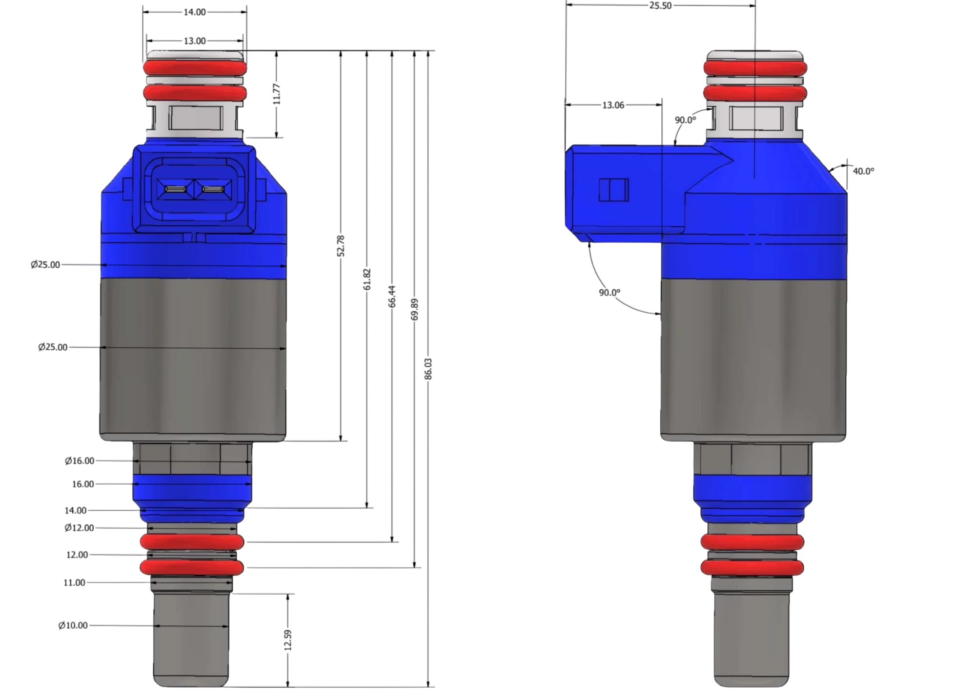 Atomizer SD220 Fuel Injector